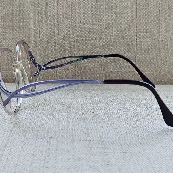Charmant Women Eyeglasses/Sunglasses Frame Purple/Clear Tone Glasses Frame Japan - Picture 4 of 10